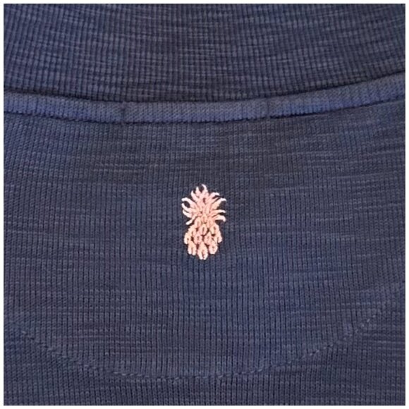 Tommy Bahama Tobago Navy Quarter Zip Pullover L - Picture 6 of 8